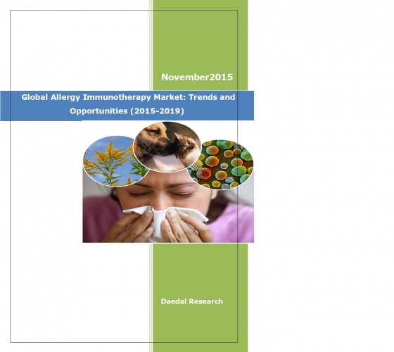 Global Allergy Immunotherapy Market (2015-2019) - Research Reports India