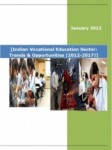 Indian Vocational Education Sector (2012-2017) - Business Research Reports